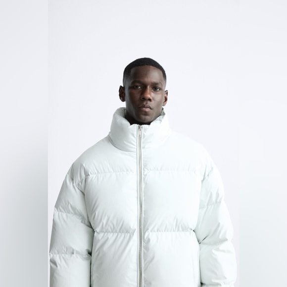ZARA ~ Water Repellent Puffer Down Jacket - Picture 6 of 10
